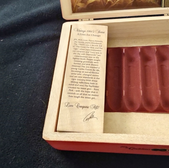Rare Pink Sophisticated Hooker cigar box - Picture 7 of 9